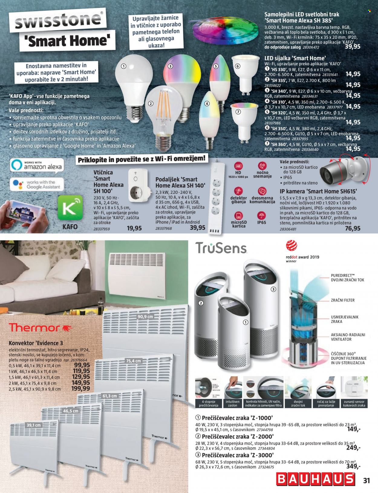 thumbnail - Bauhaus katalog - 30.9.2021 - 27.10.2021 - Ponudba izdelkov - ventilator, trak, LED sijalka. Stran 31.