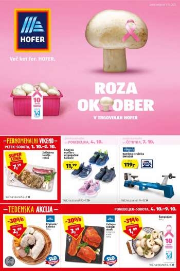Hofer katalog - 01.10.2021 - 09.10.2021.