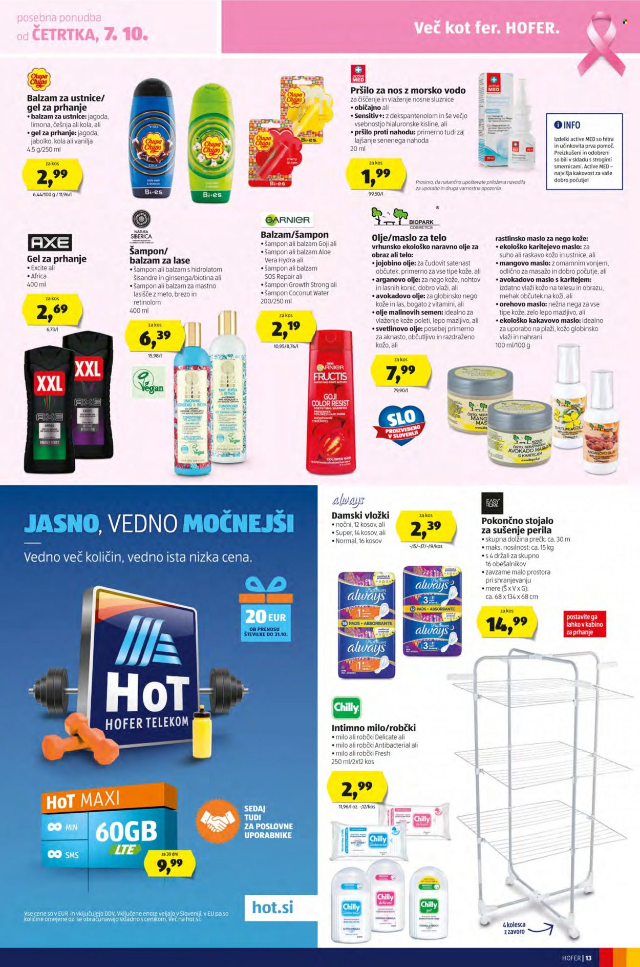 Hofer katalog - 1.10.2021 - 9.10.2021. Stran 13
