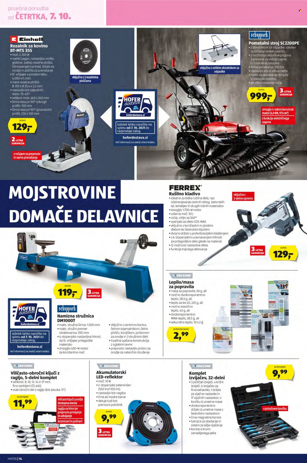 Hofer katalog - 1.10.2021 - 9.10.2021. Stran 14