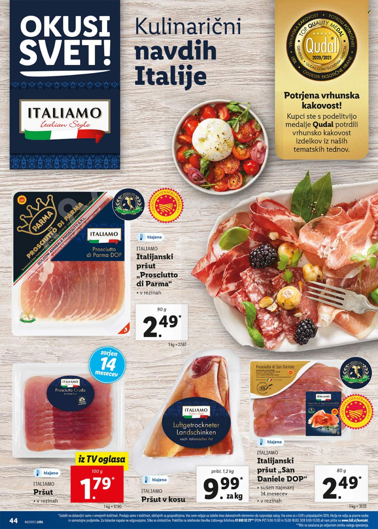 Lidl katalog - 7.10.2021 - 17.10.2021. Stran 44