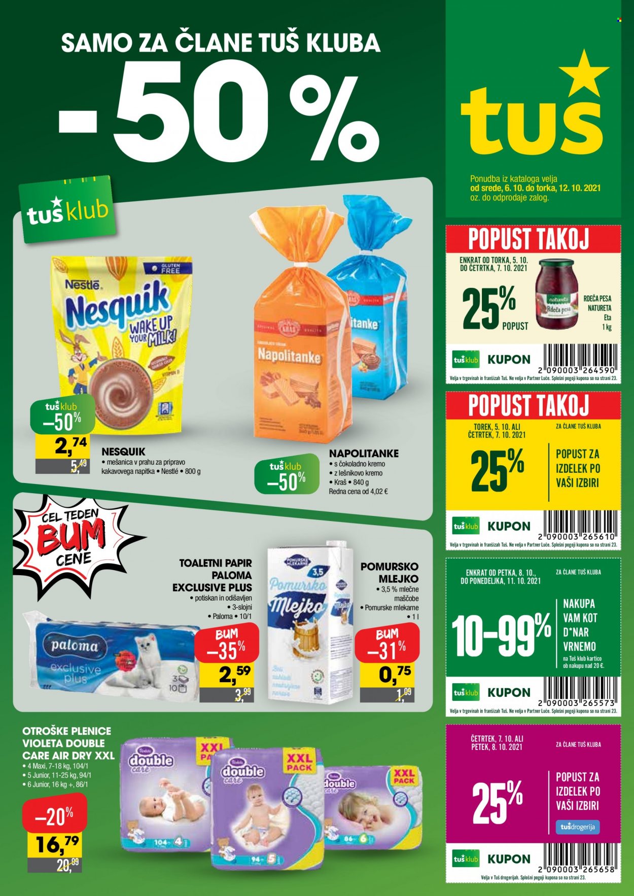 Tuš katalog - 6.10.2021 - 12.10.2021. Stran 1
