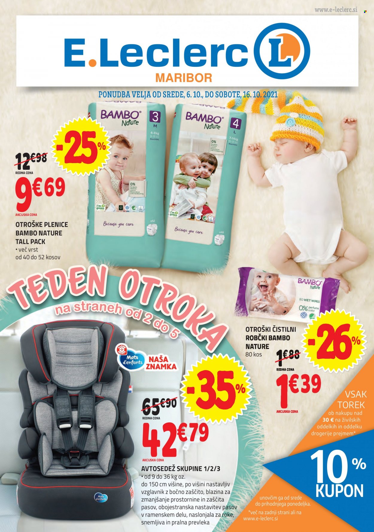 E.Leclerc katalog - 6.10.2021 - 16.10.2021. Stran 1
