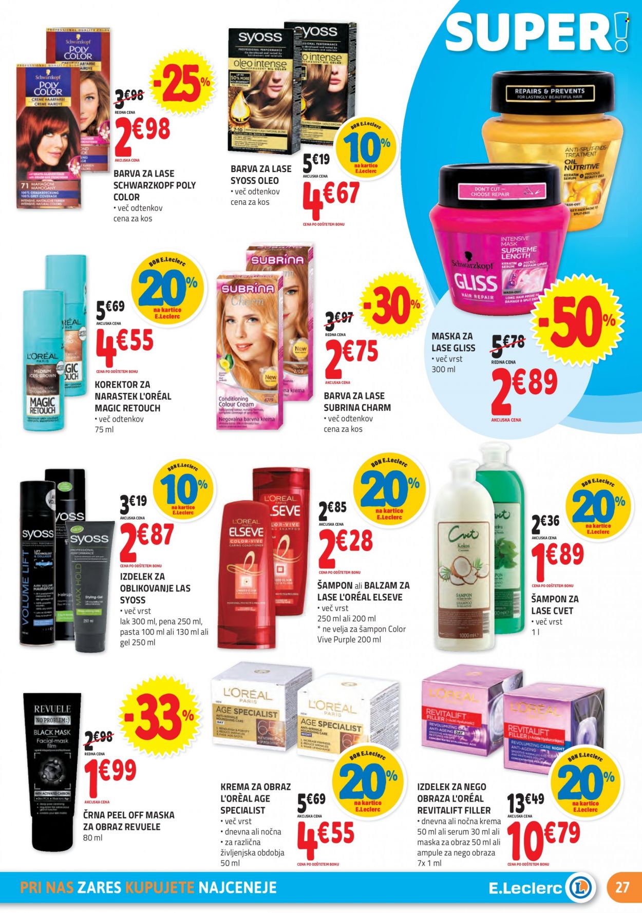 E.Leclerc katalog - 6.10.2021 - 16.10.2021. Stran 27