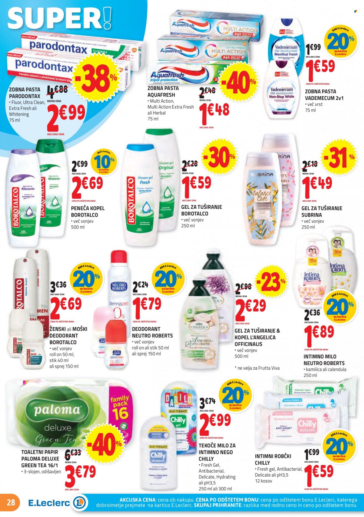 E.Leclerc katalog - 6.10.2021 - 16.10.2021. Stran 28