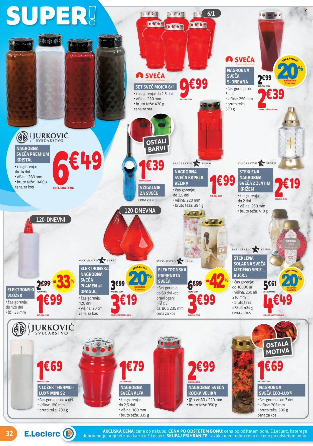E.Leclerc katalog - 6.10.2021 - 16.10.2021. Stran 32