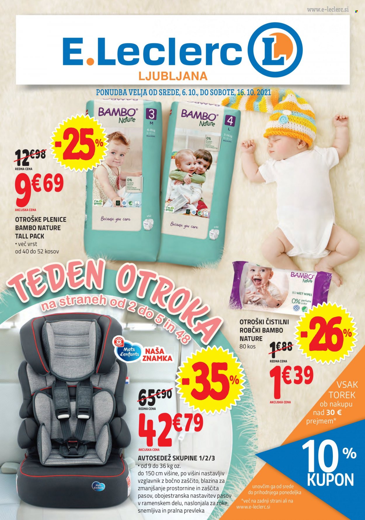 E.Leclerc katalog - 6.10.2021 - 16.10.2021. Stran 1
