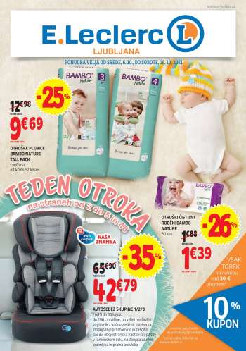 E.Leclerc katalog - 06.10.2021 - 16.10.2021.