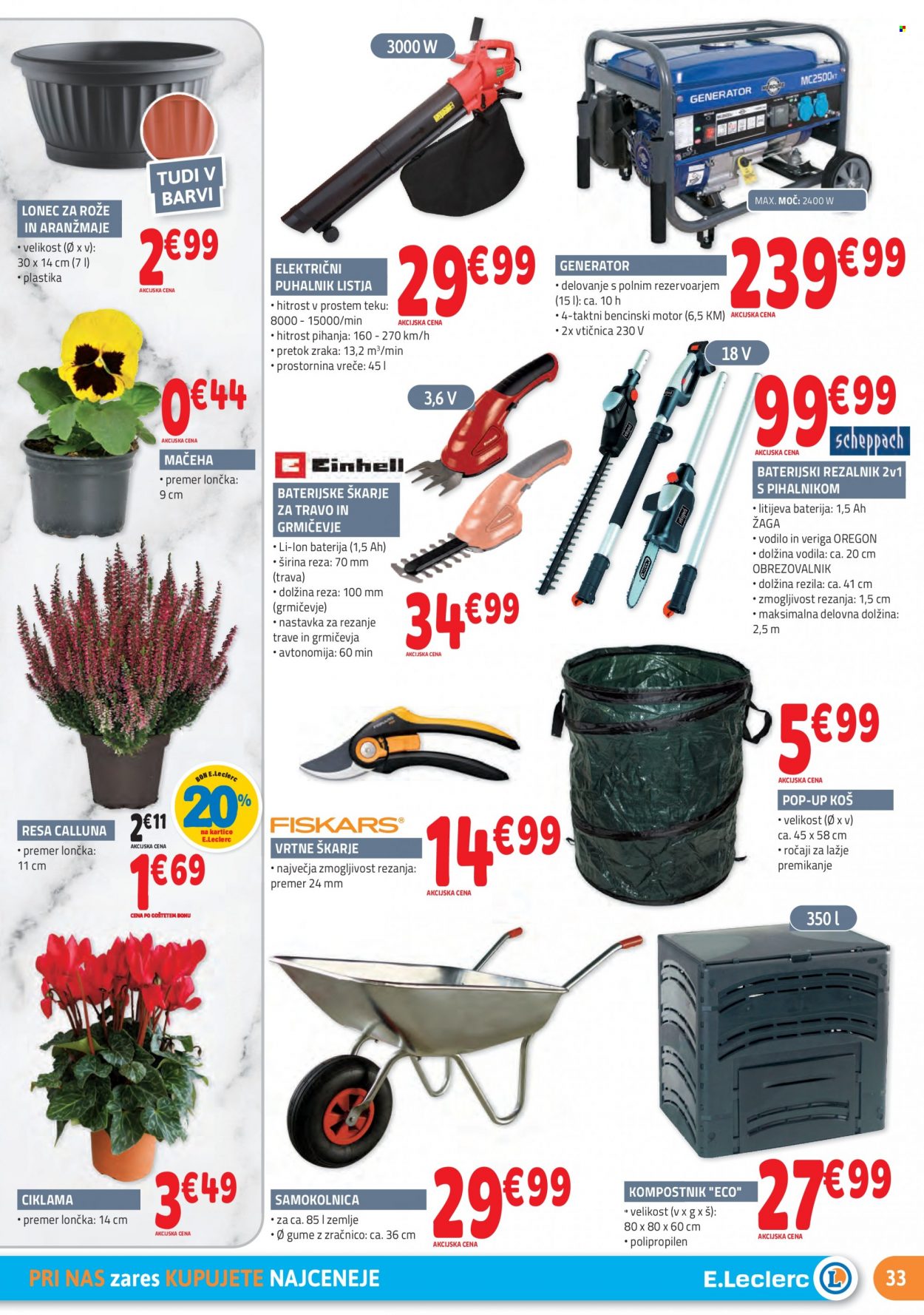 E.Leclerc katalog - 6.10.2021 - 16.10.2021. Stran 33