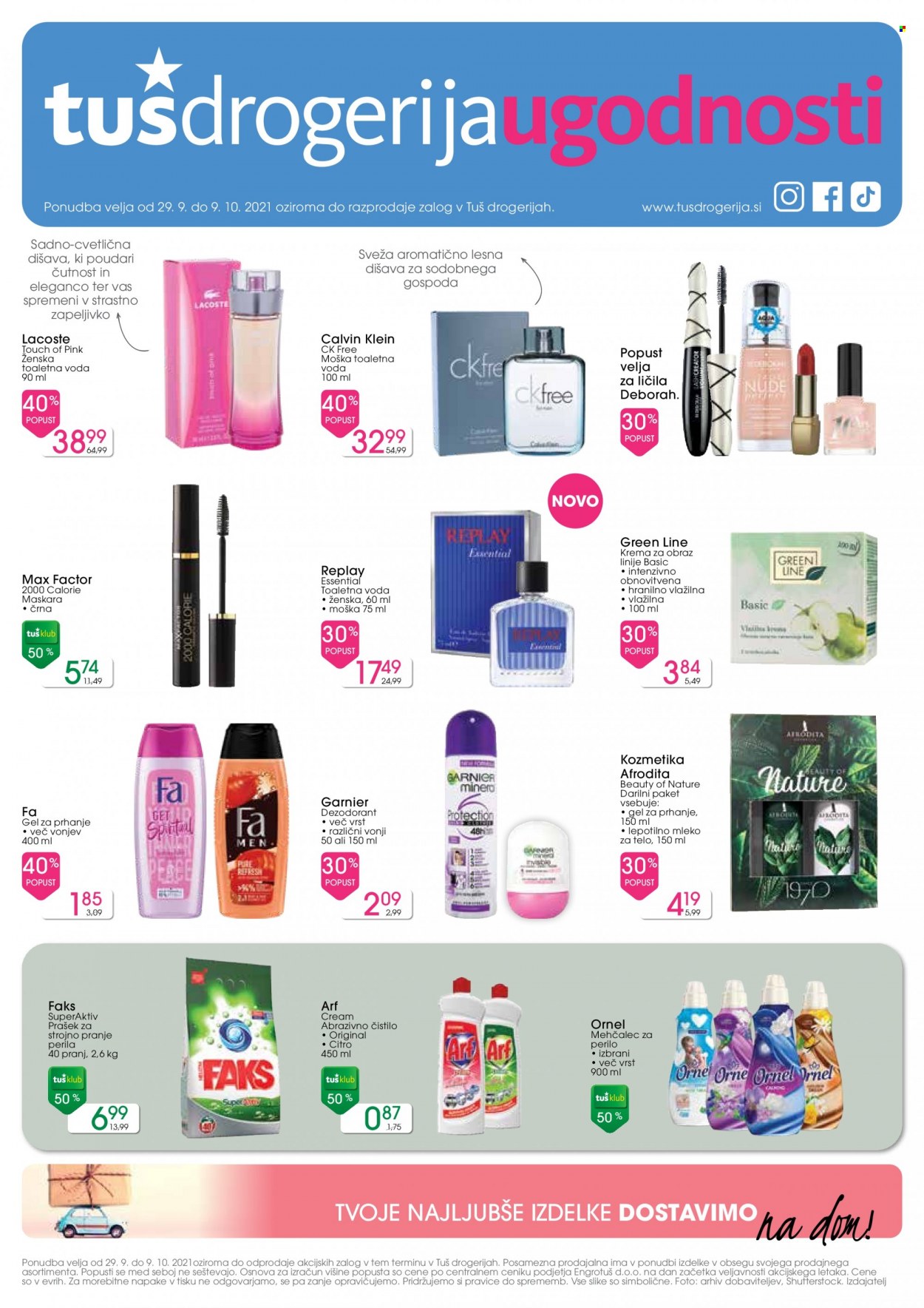 Tuš Drogeria katalog - 29.9.2021 - 9.10.2021. Stran 1
