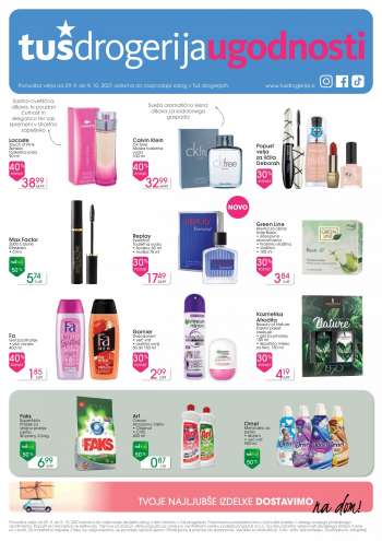 Tuš Drogeria katalog - 29.09.2021 - 09.10.2021.