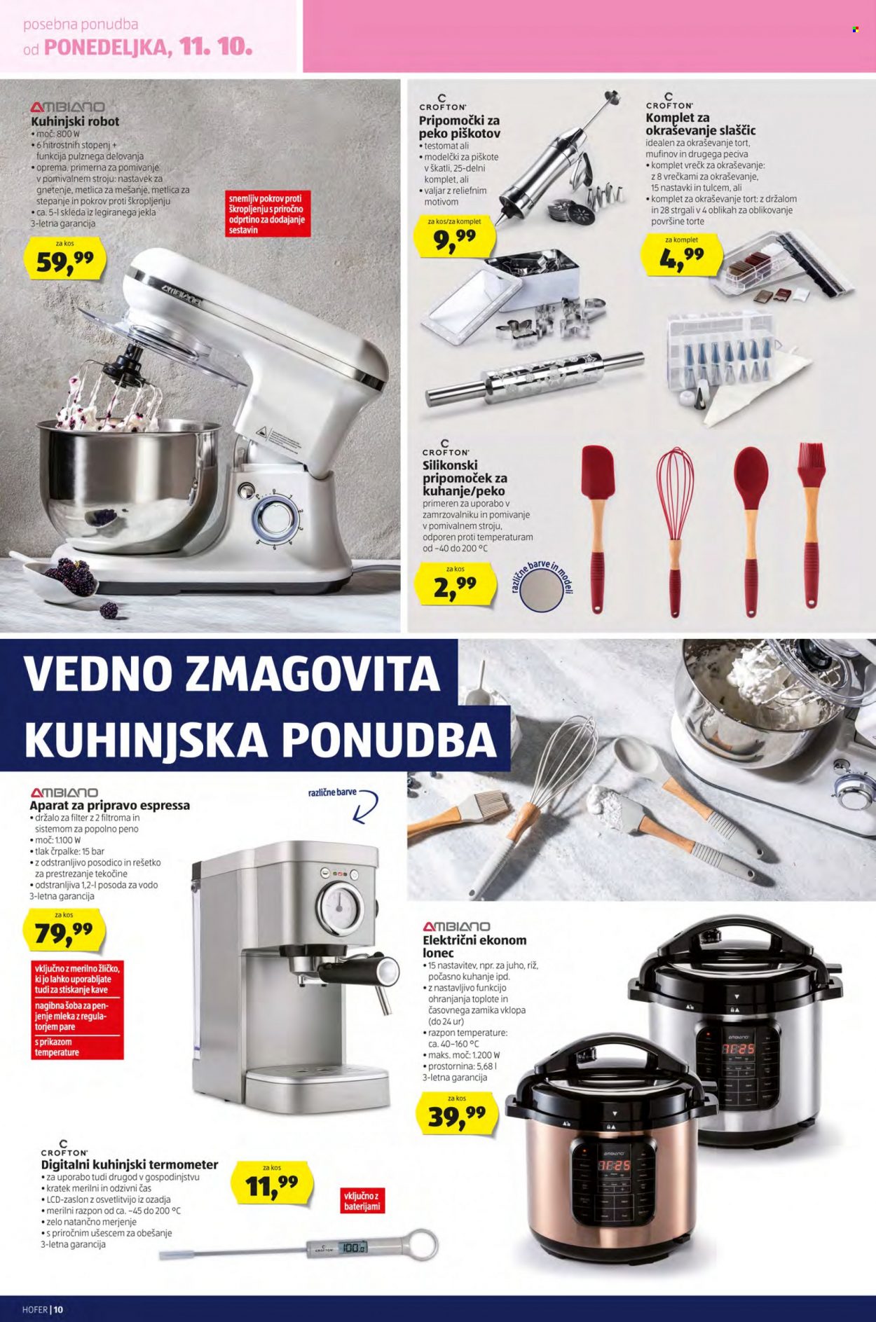 Hofer katalog - 8.10.2021 - 16.10.2021. Stran 10