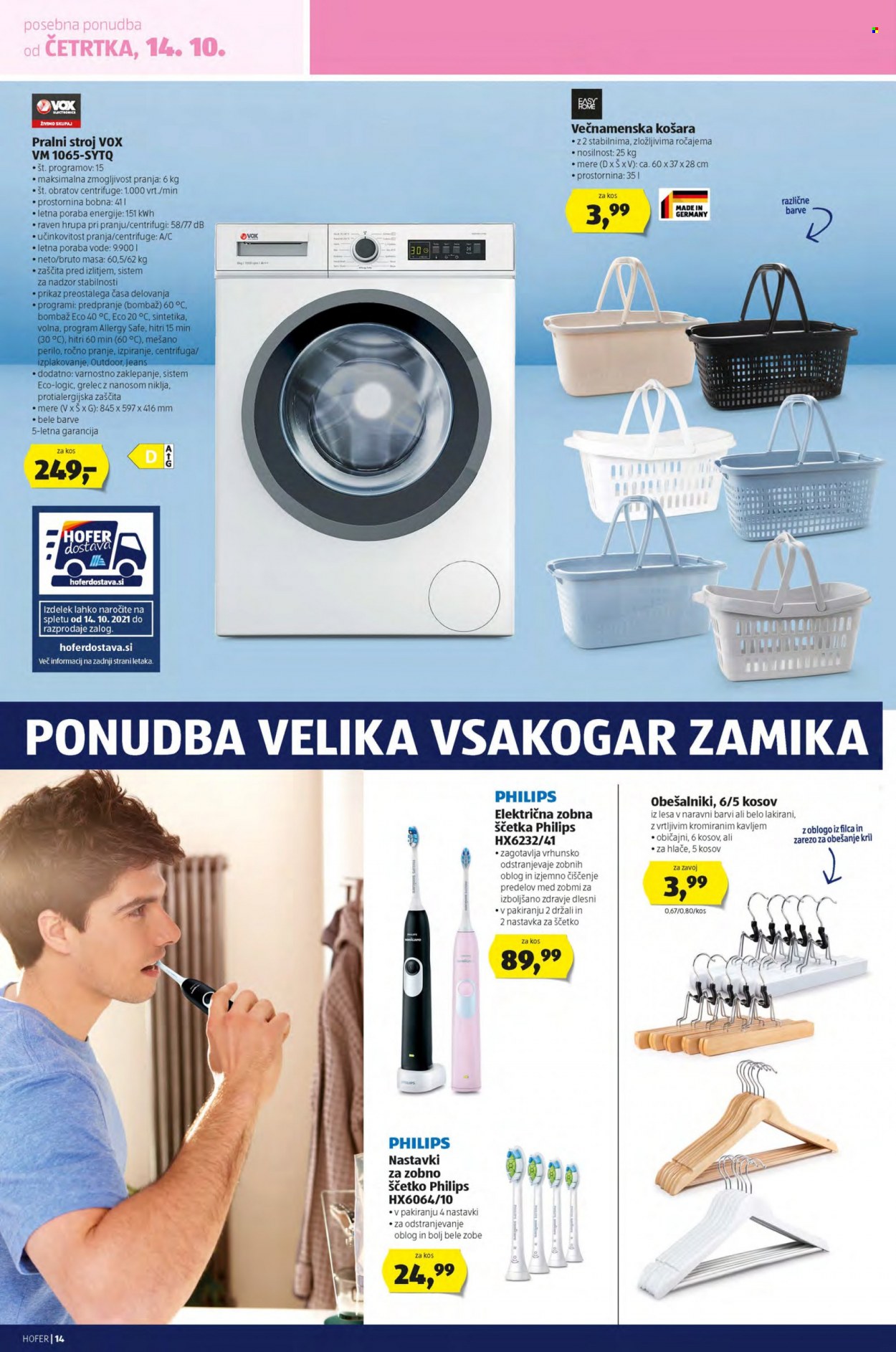 Hofer katalog - 8.10.2021 - 16.10.2021. Stran 14