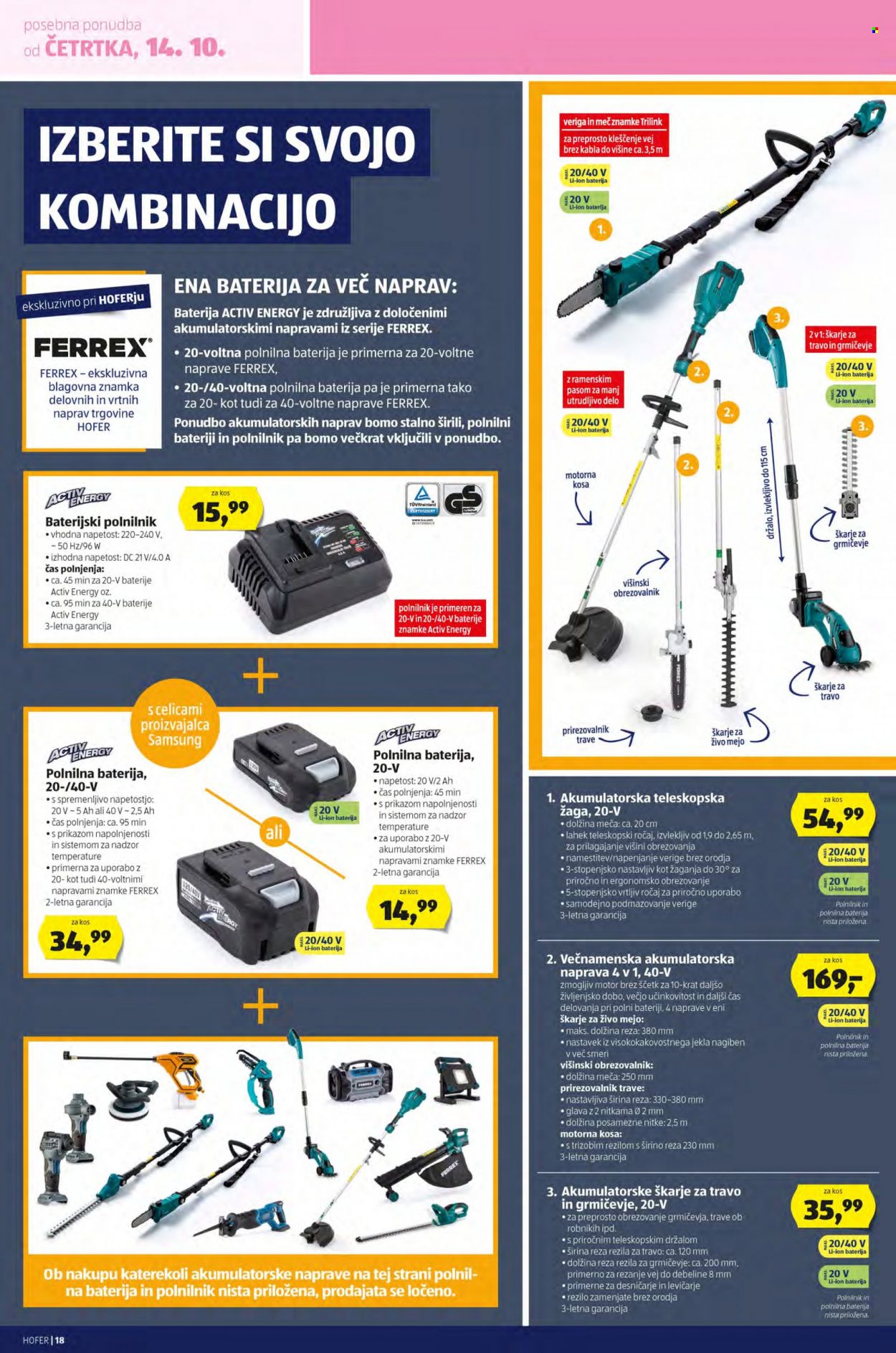 Hofer katalog - 8.10.2021 - 16.10.2021. Stran 18