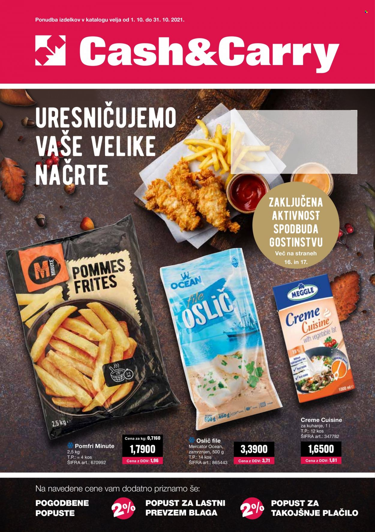 Mercator Cash & Carry katalog - 1.10.2021 - 31.10.2021. Stran 1