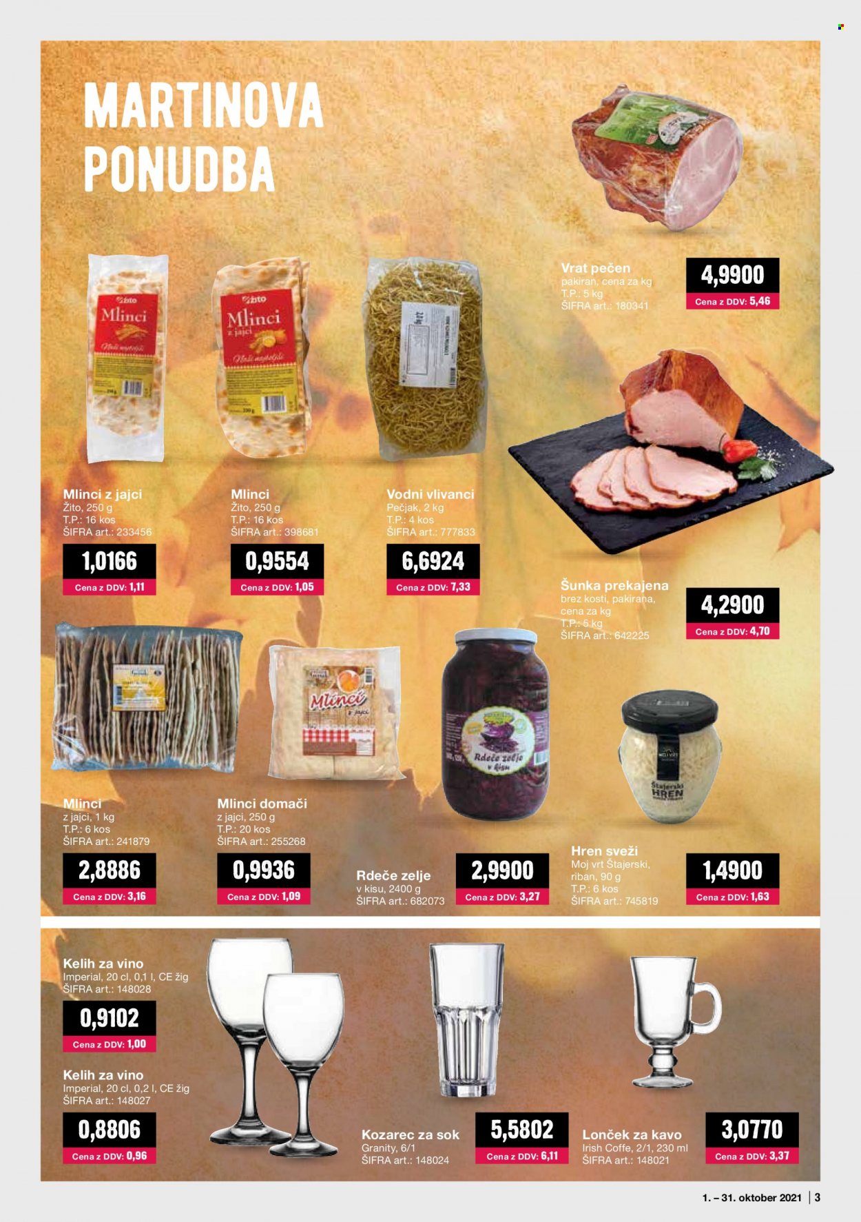 Mercator Cash & Carry katalog - 1.10.2021 - 31.10.2021. Stran 3