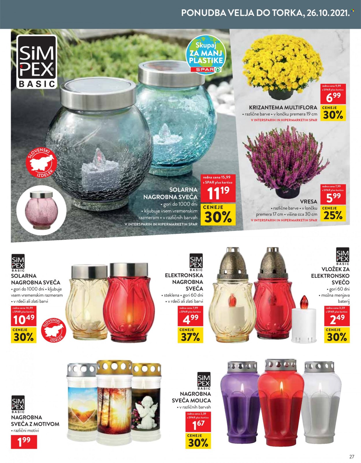 SPAR katalog - 13.10.2021 - 26.10.2021. Stran 27