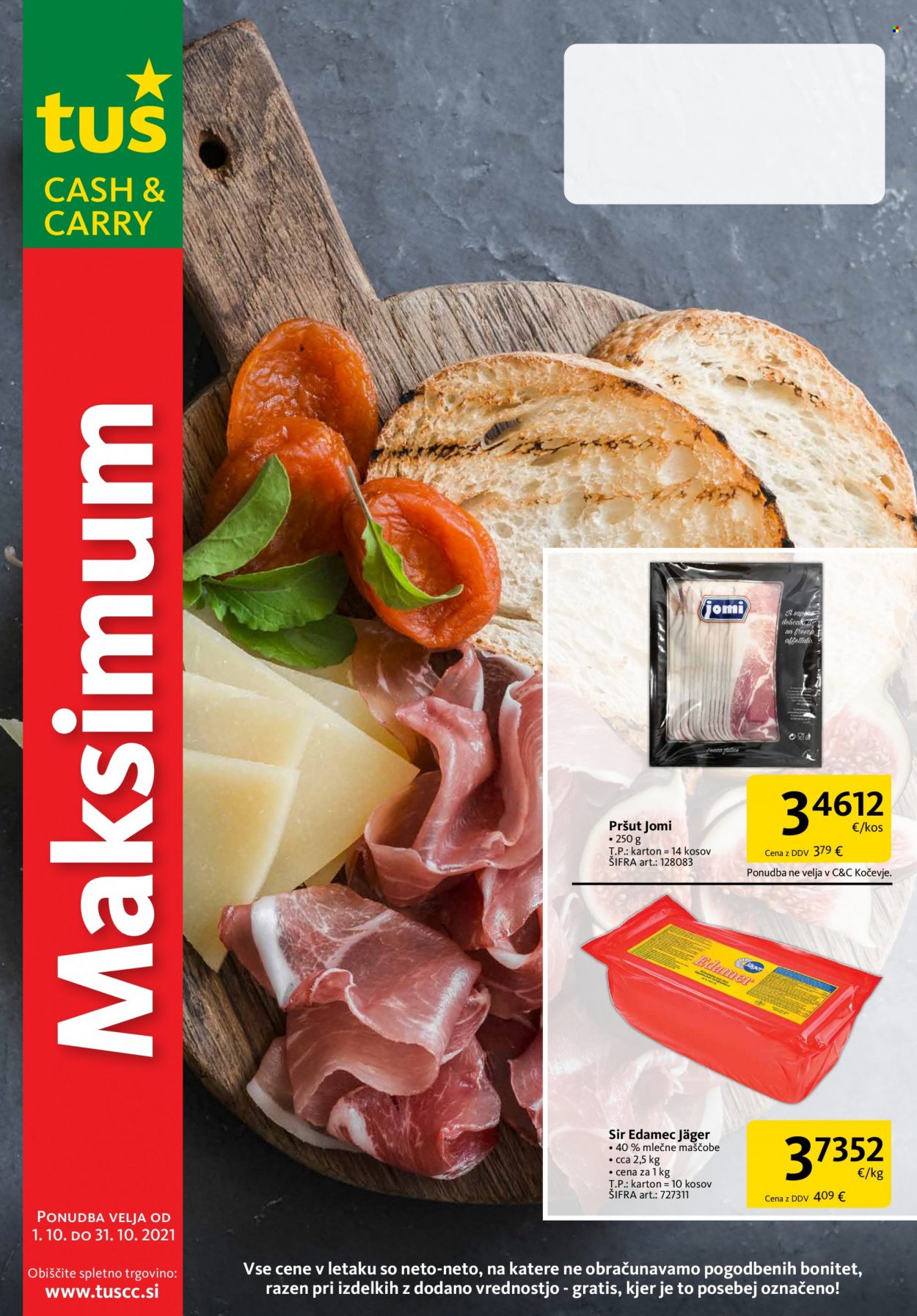 Tuš Cash & Carry katalog - 1.10.2021 - 31.10.2021. Stran 1