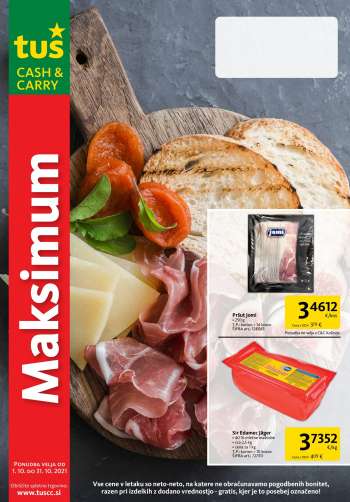 Tuš Cash & Carry katalog - 01.10.2021 - 31.10.2021.