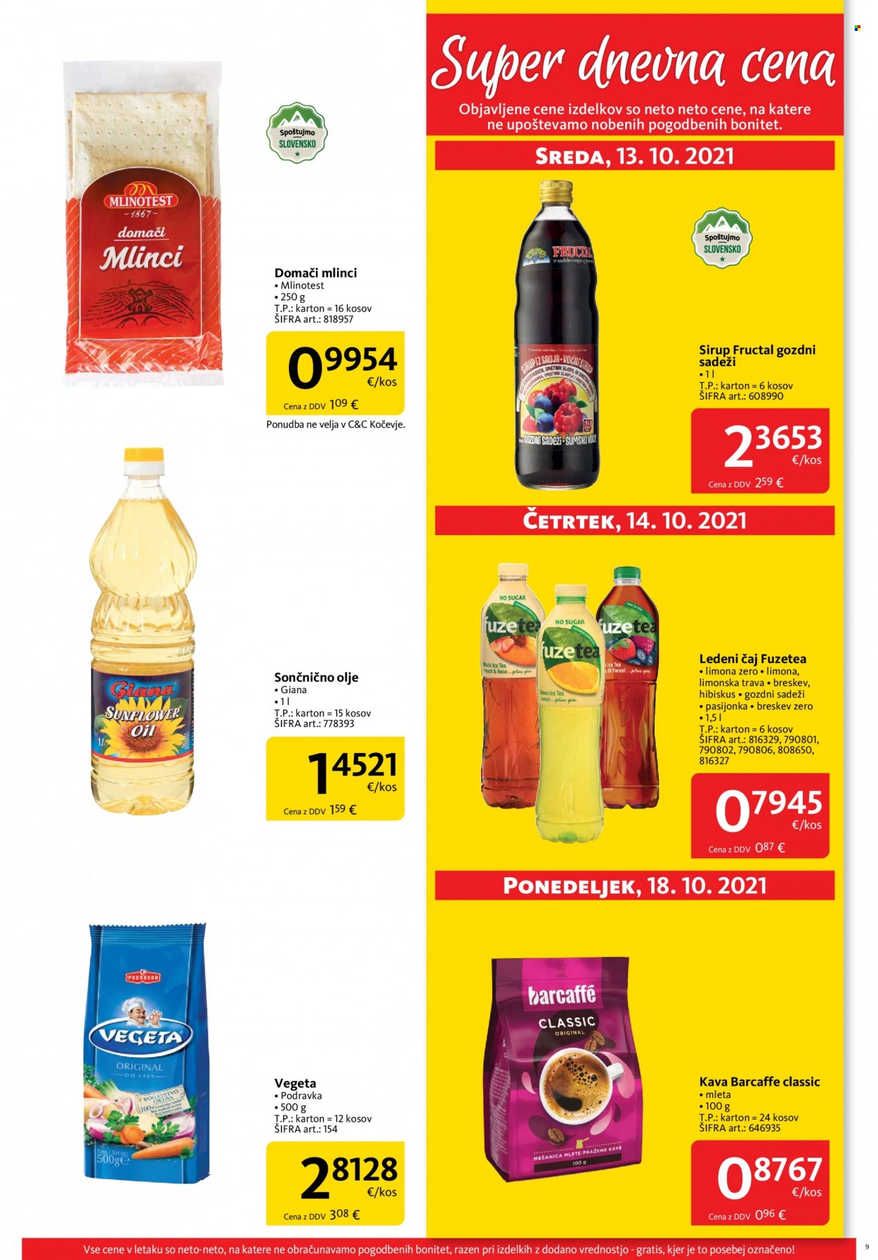 Tuš Cash & Carry katalog - 1.10.2021 - 31.10.2021. Stran 9