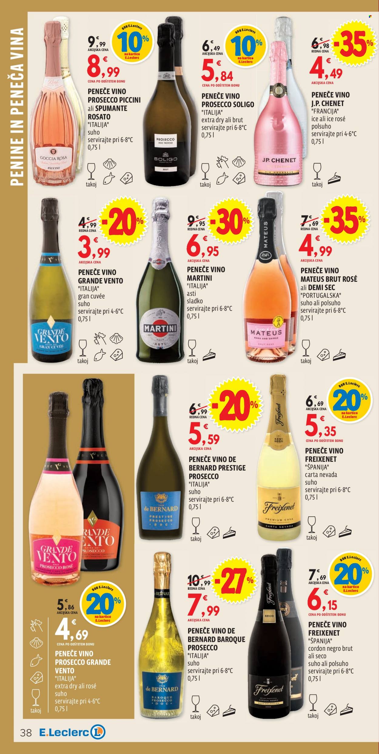 thumbnail - E.Leclerc katalog - 13.10.2021 - 30.10.2021 - Ponudba izdelkov - Prestige, prosecco, vino. Stran 38.