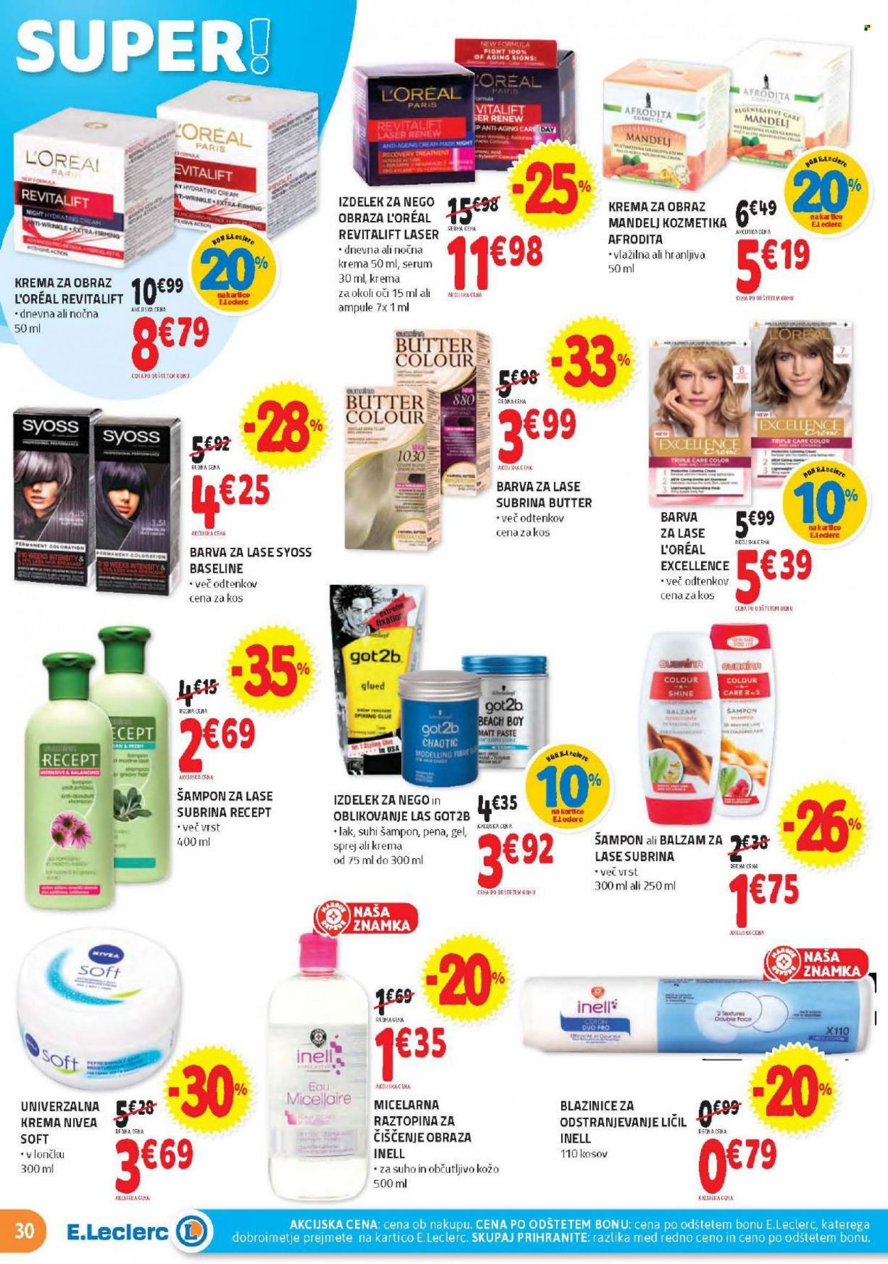 E.Leclerc katalog - 13.10.2021 - 23.10.2021. Stran 30