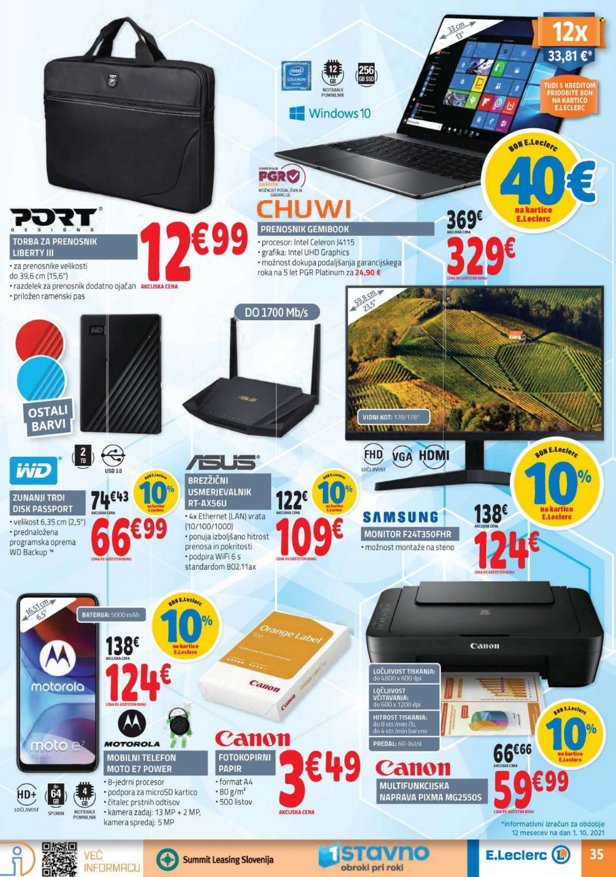 E.Leclerc katalog - 13.10.2021 - 23.10.2021. Stran 35