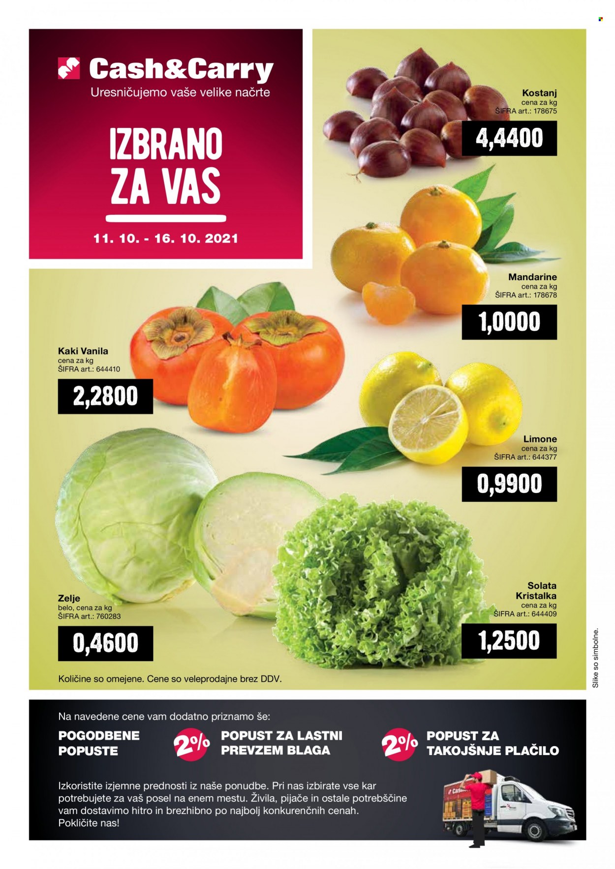 Mercator Cash & Carry katalog - 11.10.2021 - 16.10.2021. Stran 1
