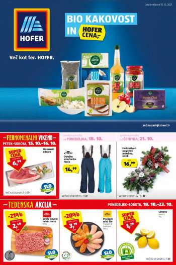 Hofer katalog - 15.10.2021 - 23.10.2021.