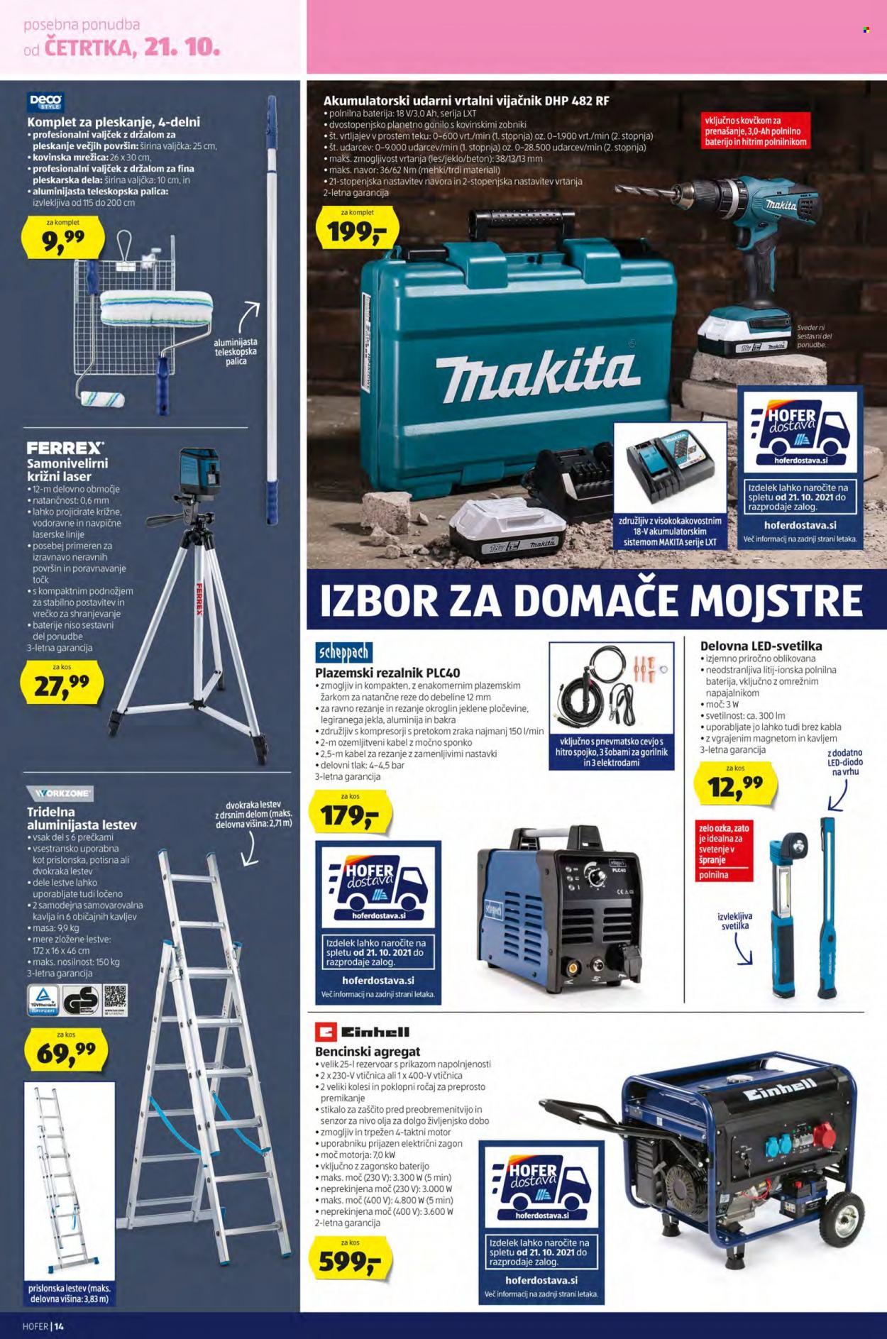 Hofer katalog - 15.10.2021 - 23.10.2021. Stran 14