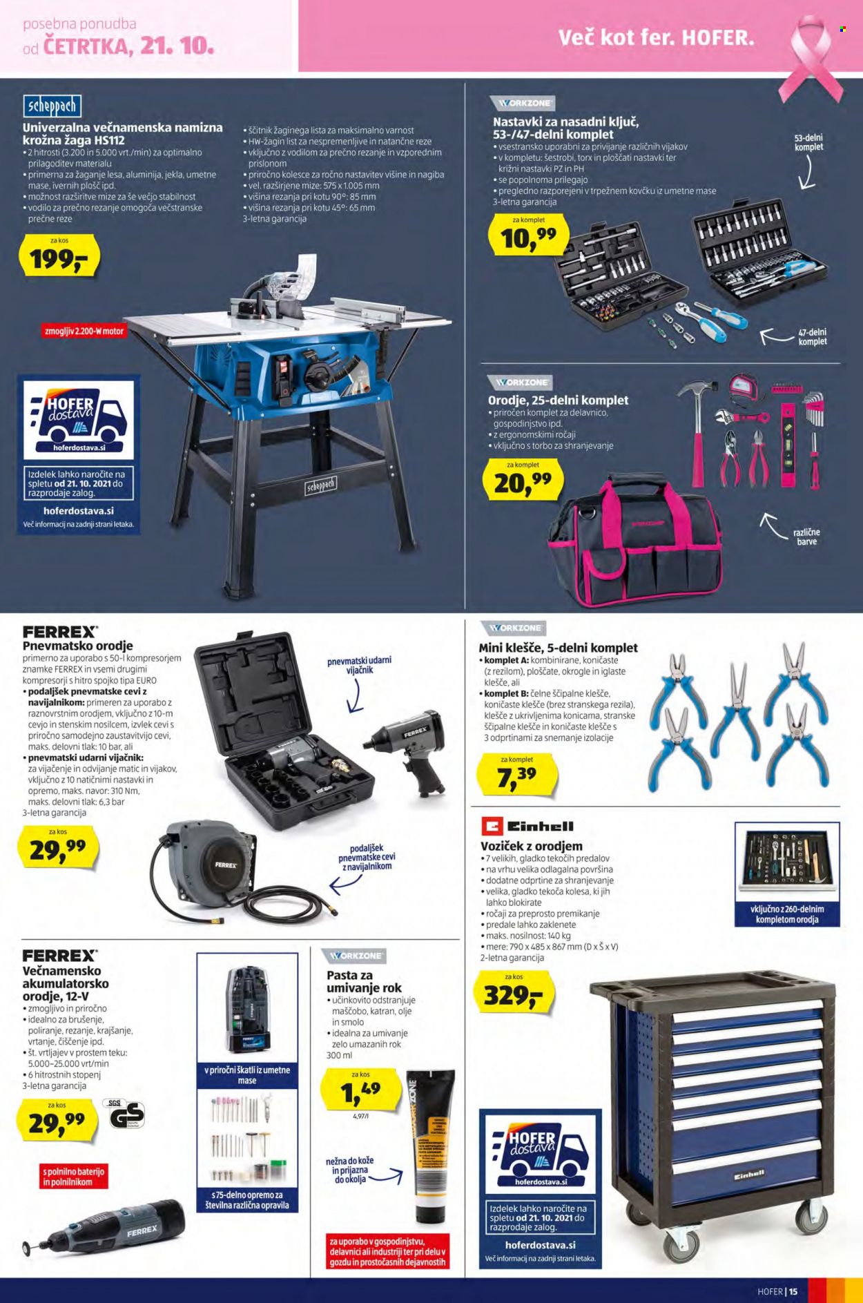 Hofer katalog - 15.10.2021 - 23.10.2021. Stran 15