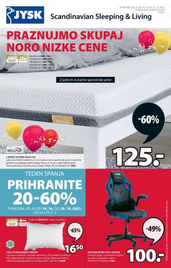 JYSK katalog - 14.10.2021 - 27.10.2021.