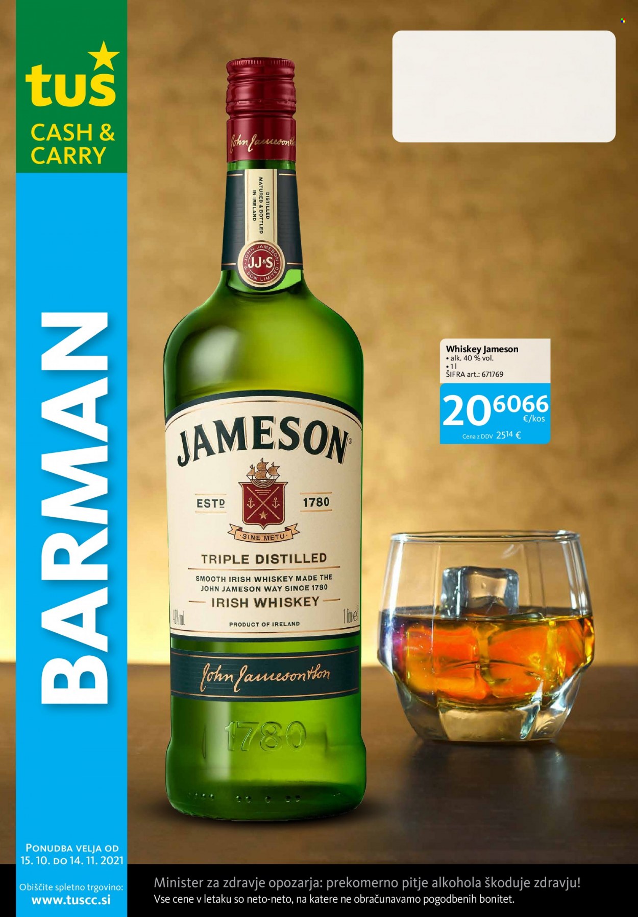 Tuš Cash & Carry katalog - 15.10.2021 - 14.11.2021. Stran 1