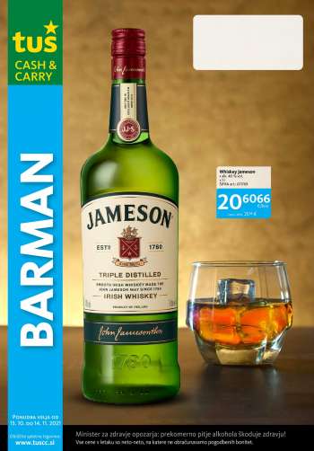 Tuš Cash & Carry katalog - 15.10.2021 - 14.11.2021.