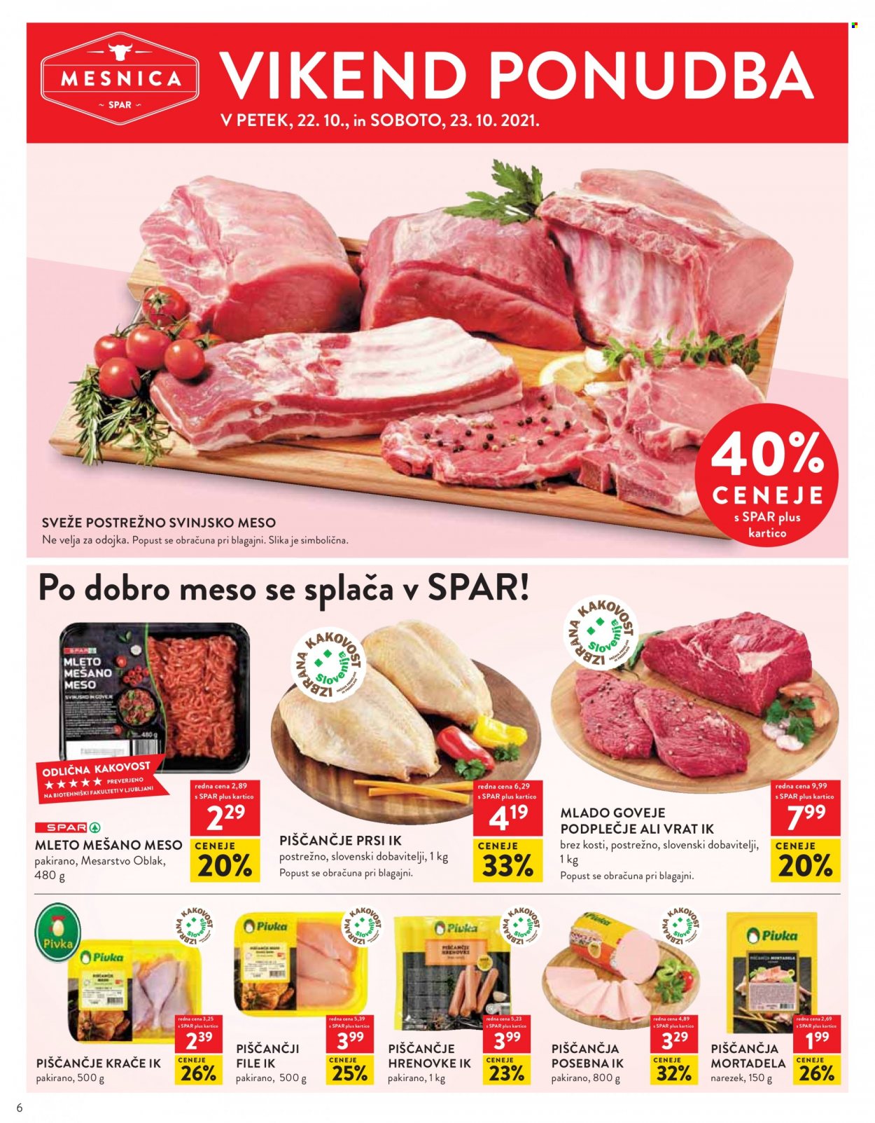 SPAR katalog - 20.10.2021 - 2.11.2021. Stran 6