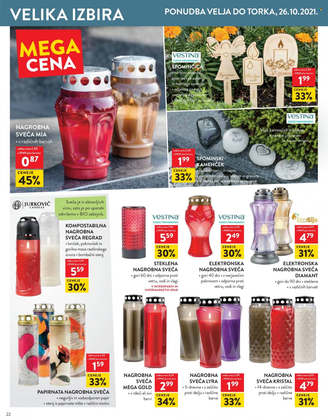SPAR katalog - 20.10.2021 - 2.11.2021. Stran 22