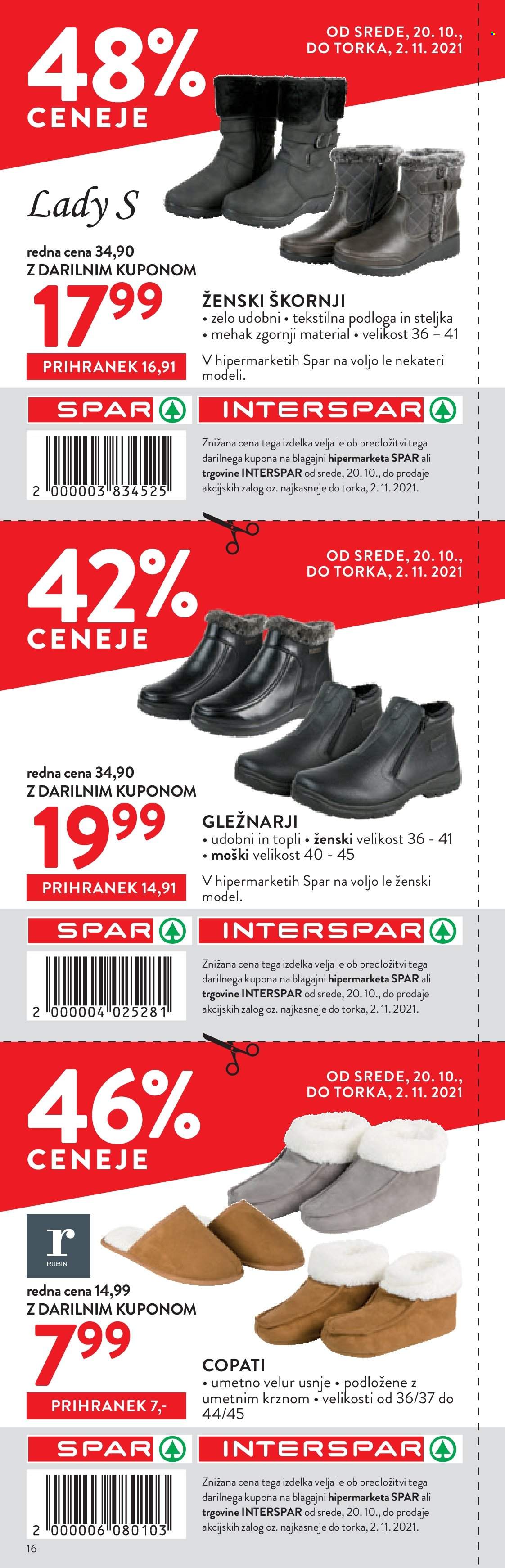 SPAR katalog - 20.10.2021 - 2.11.2021. Stran 16