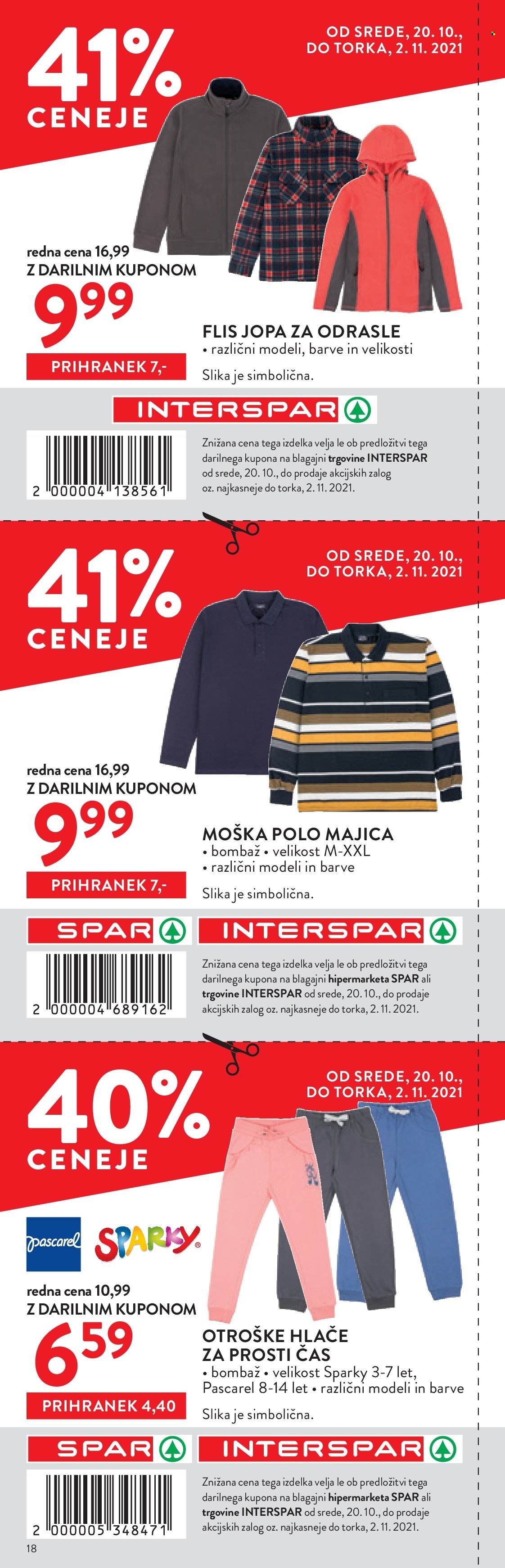SPAR katalog - 20.10.2021 - 2.11.2021. Stran 18