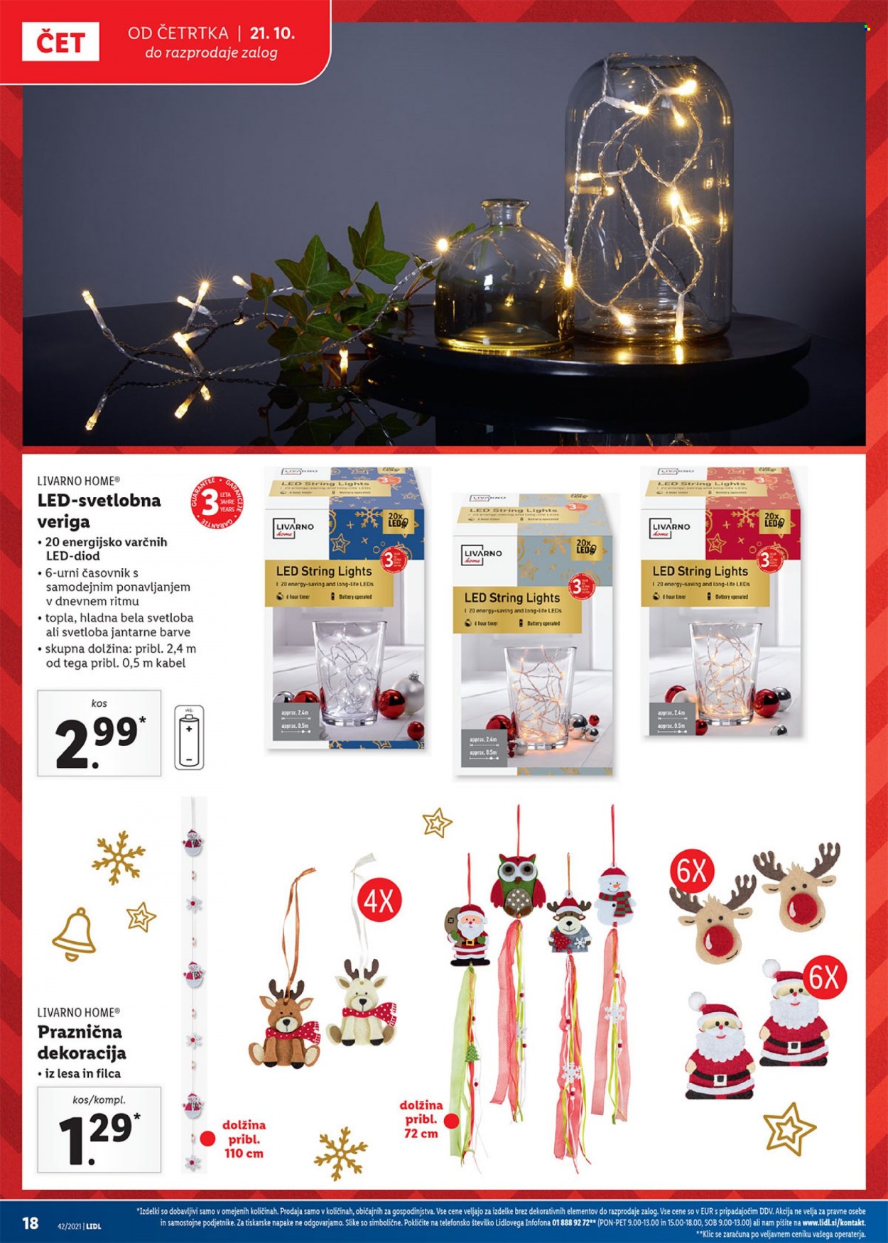 Lidl katalog - 21.10.2021 - 31.10.2021. Stran 18