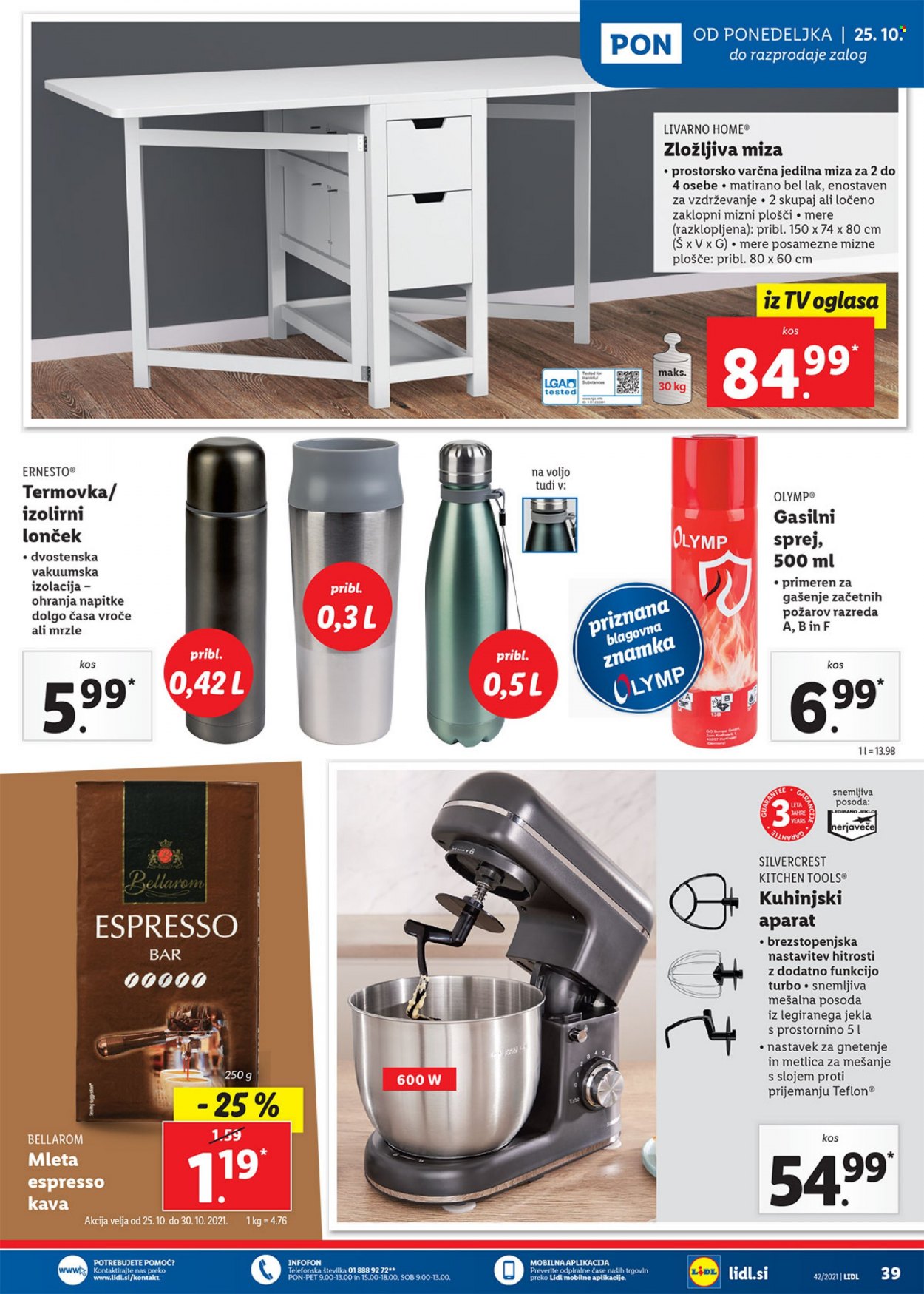 Lidl katalog - 21.10.2021 - 31.10.2021. Stran 39