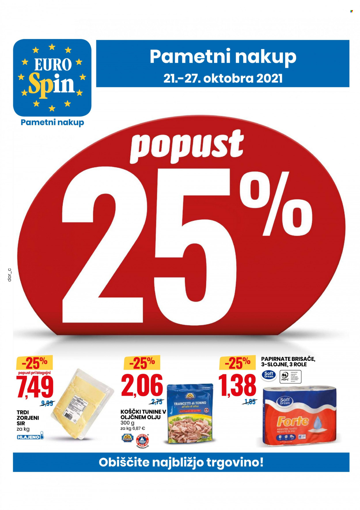 EuroSpin katalog - 21.10.2021 - 27.10.2021. Stran 1