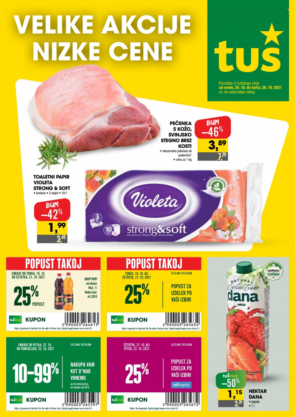 Tuš Cash & Carry katalog - 20.10.2021 - 26.10.2021. Stran 1