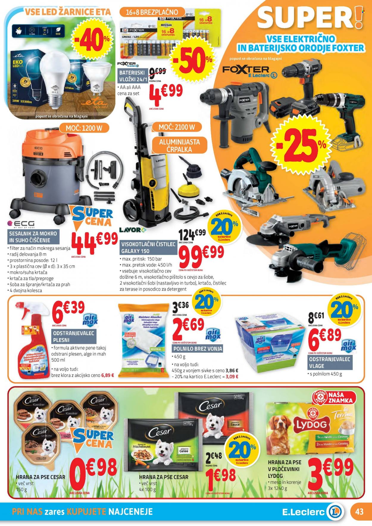 E.Leclerc katalog - 20.10.2021 - 30.10.2021. Stran 43