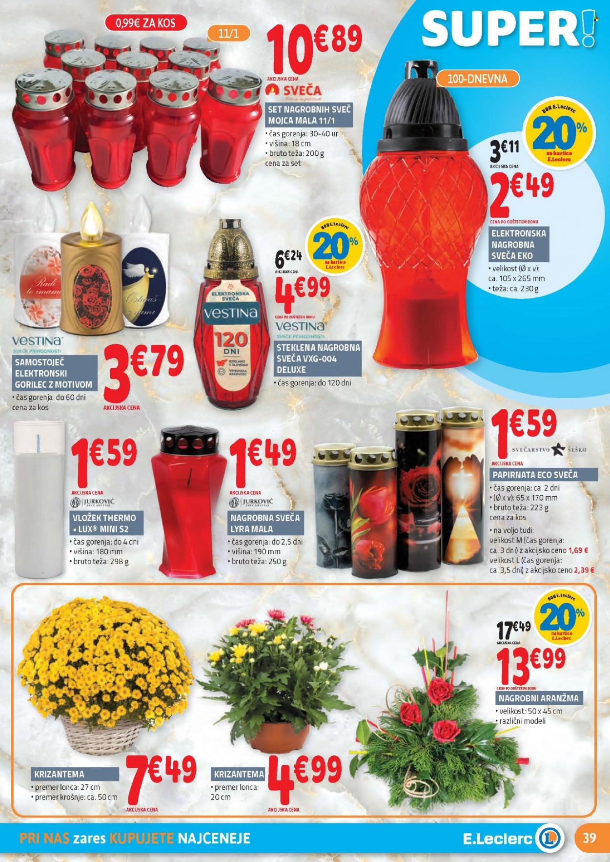 E.Leclerc katalog - 20.10.2021 - 30.10.2021. Stran 39