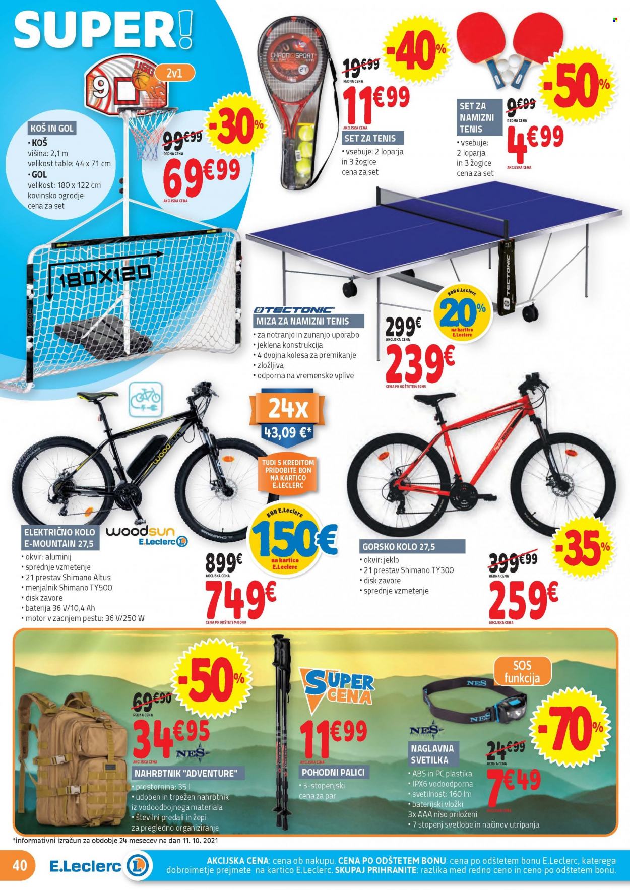 E.Leclerc katalog - 20.10.2021 - 30.10.2021. Stran 40