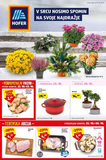 Hofer katalog - 22.10.2021 - 30.10.2021.