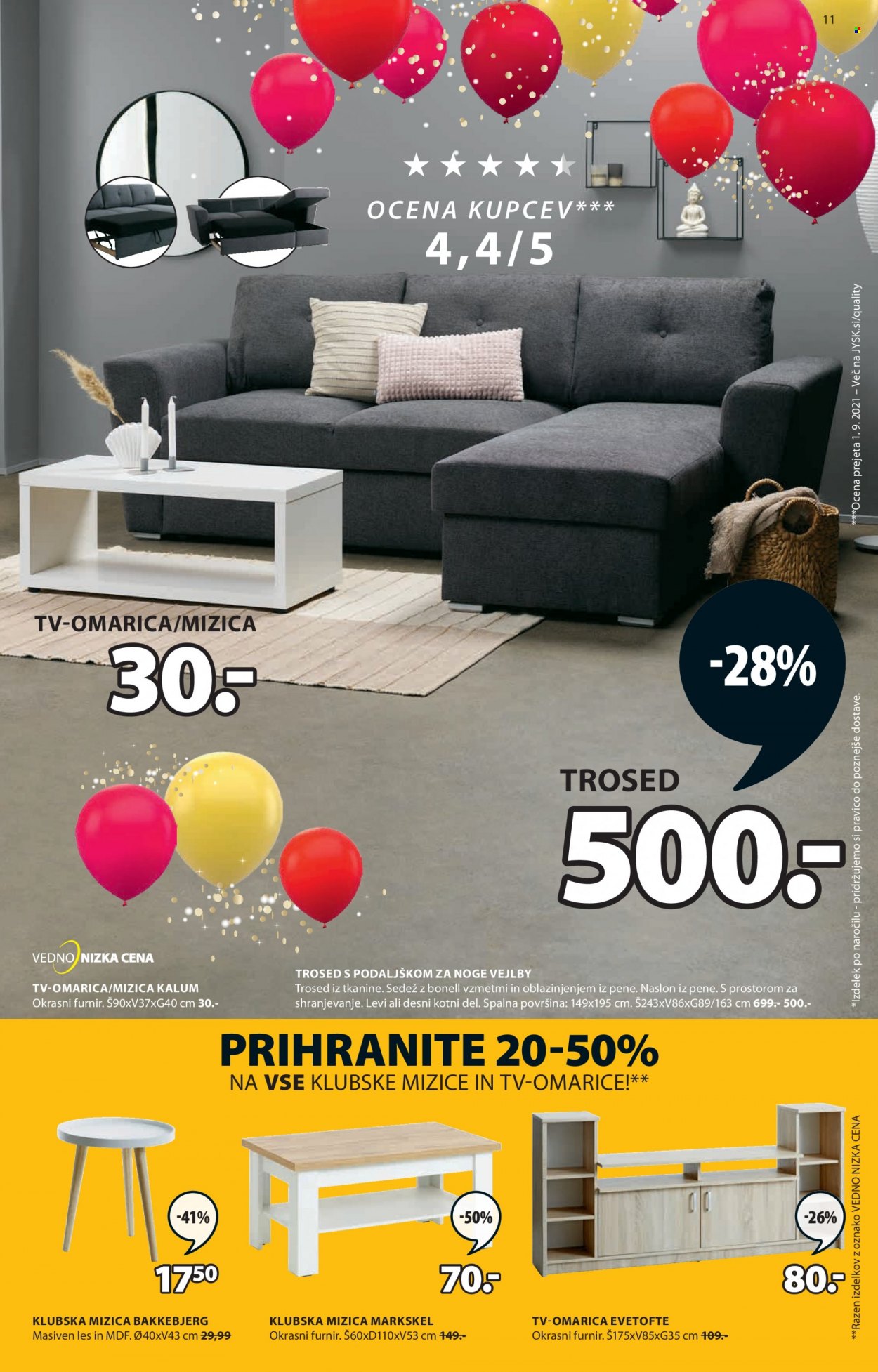 JYSK katalog - 21.10.2021 - 3.11.2021. Stran 11