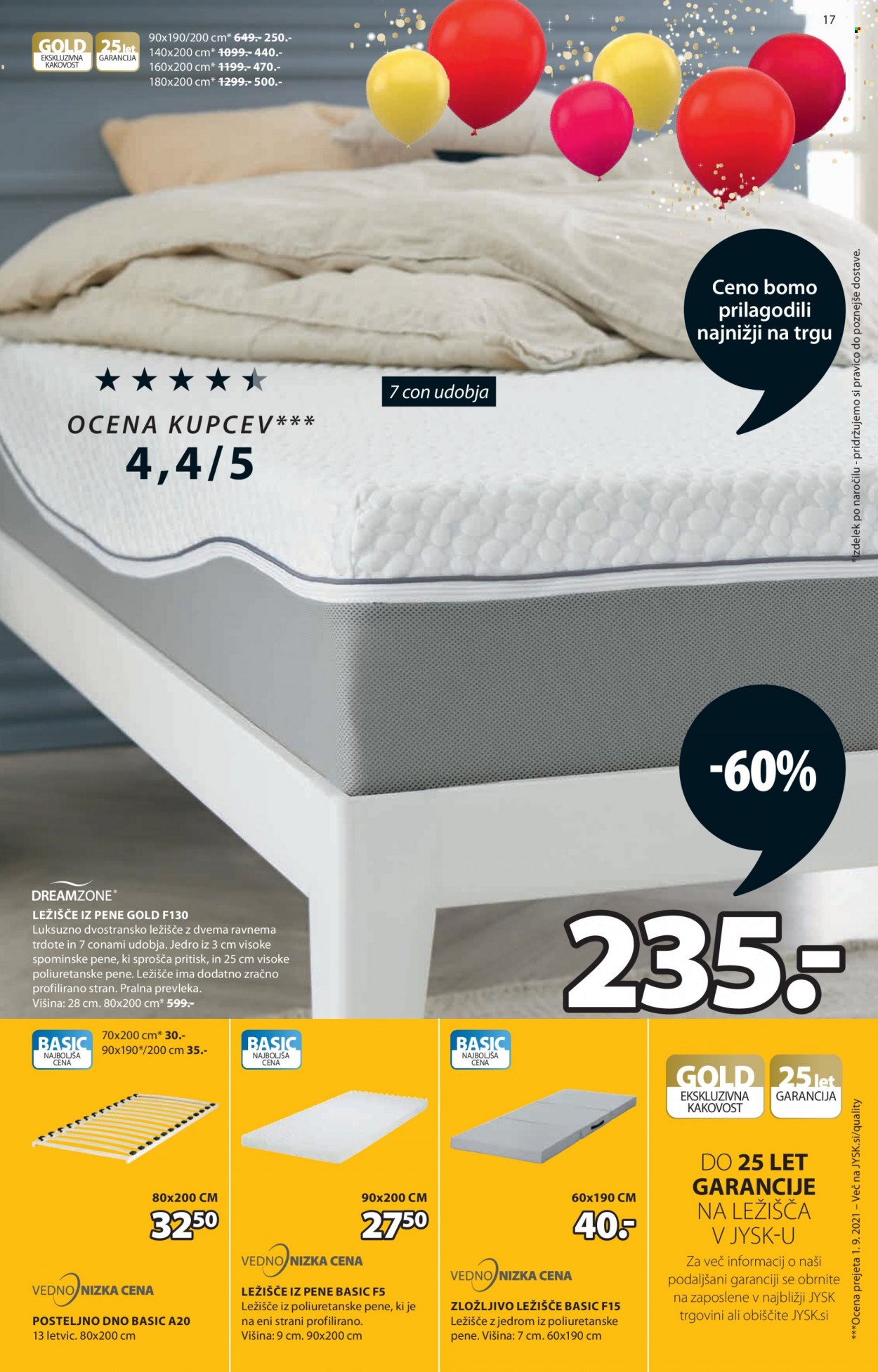 JYSK katalog - 21.10.2021 - 3.11.2021. Stran 17