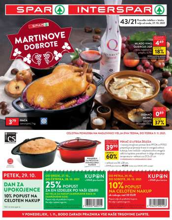 SPAR katalog - 27.10.2021 - 09.11.2021.