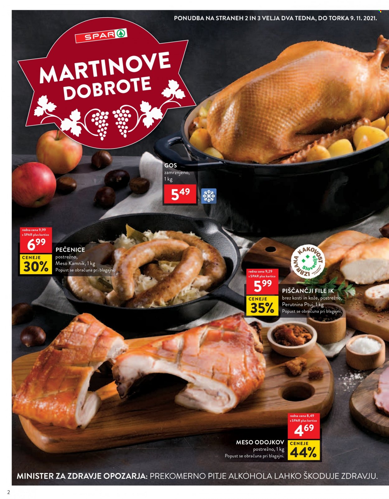 SPAR katalog - 27.10.2021 - 9.11.2021. Stran 2
